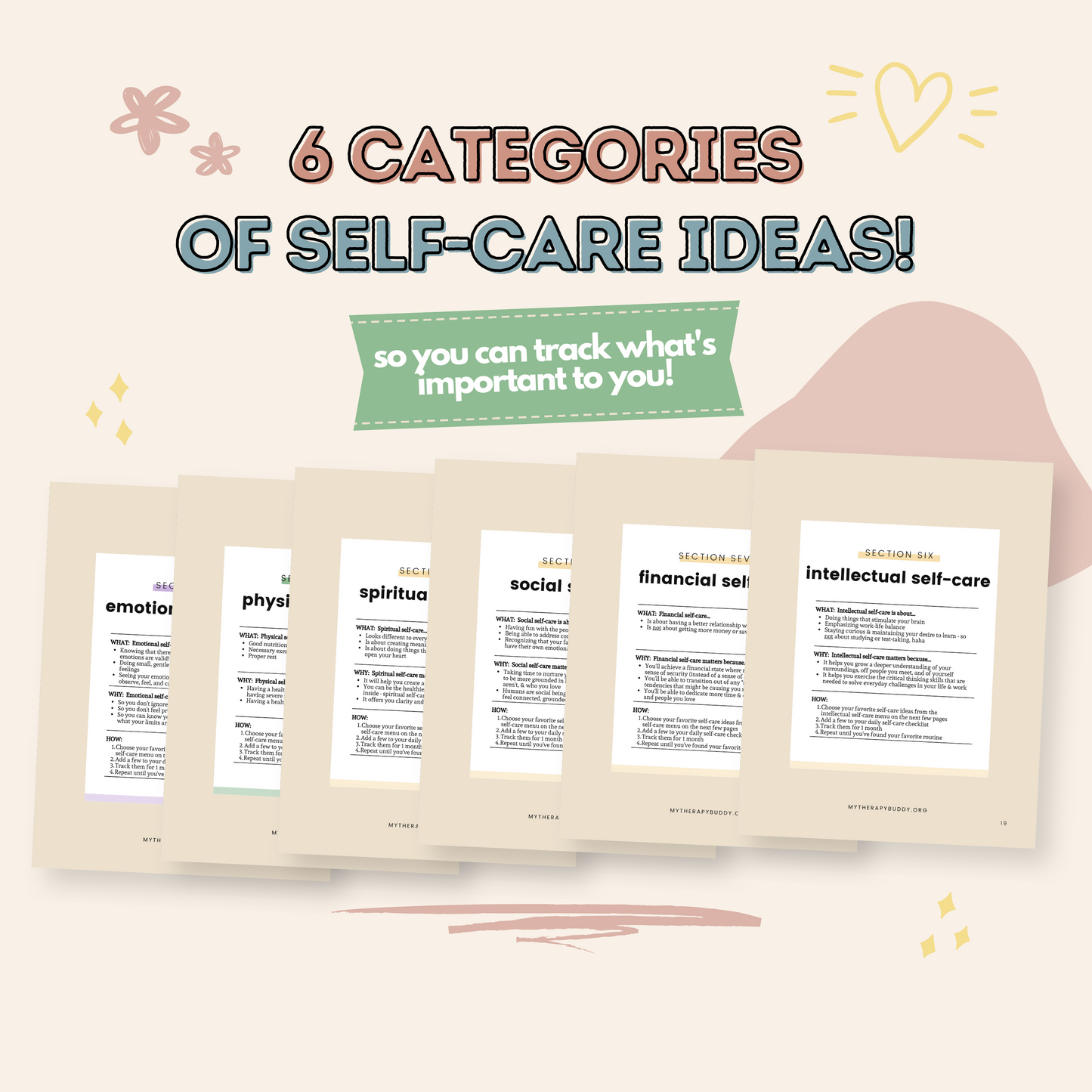 Daily Self Care Habit Tracker