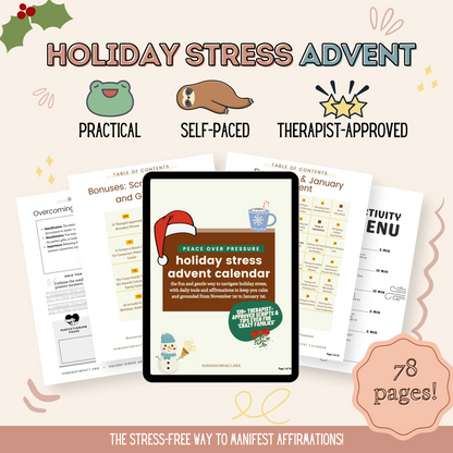 Peace Over Pressure: 62 Day Holiday Stress Advent Calendar