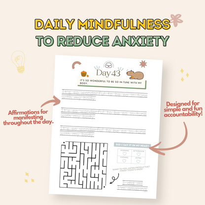 Daily Activity Book for Adults With Anxiety