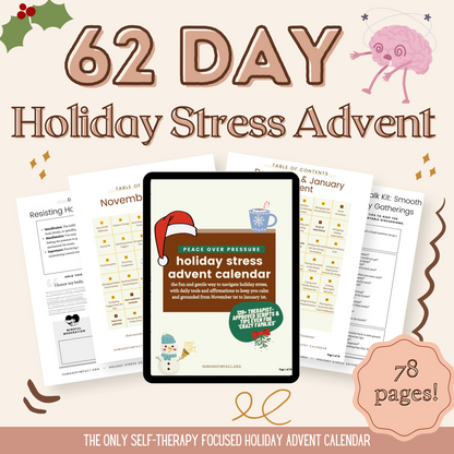 Peace Over Pressure: 62 Day Holiday Stress Advent Calendar